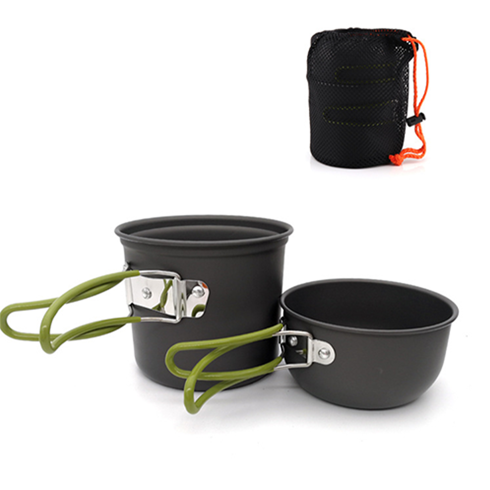 Camping Cooking Pot Set - Pacoone 초경량 캠핑 식기 요리 냄비기구
