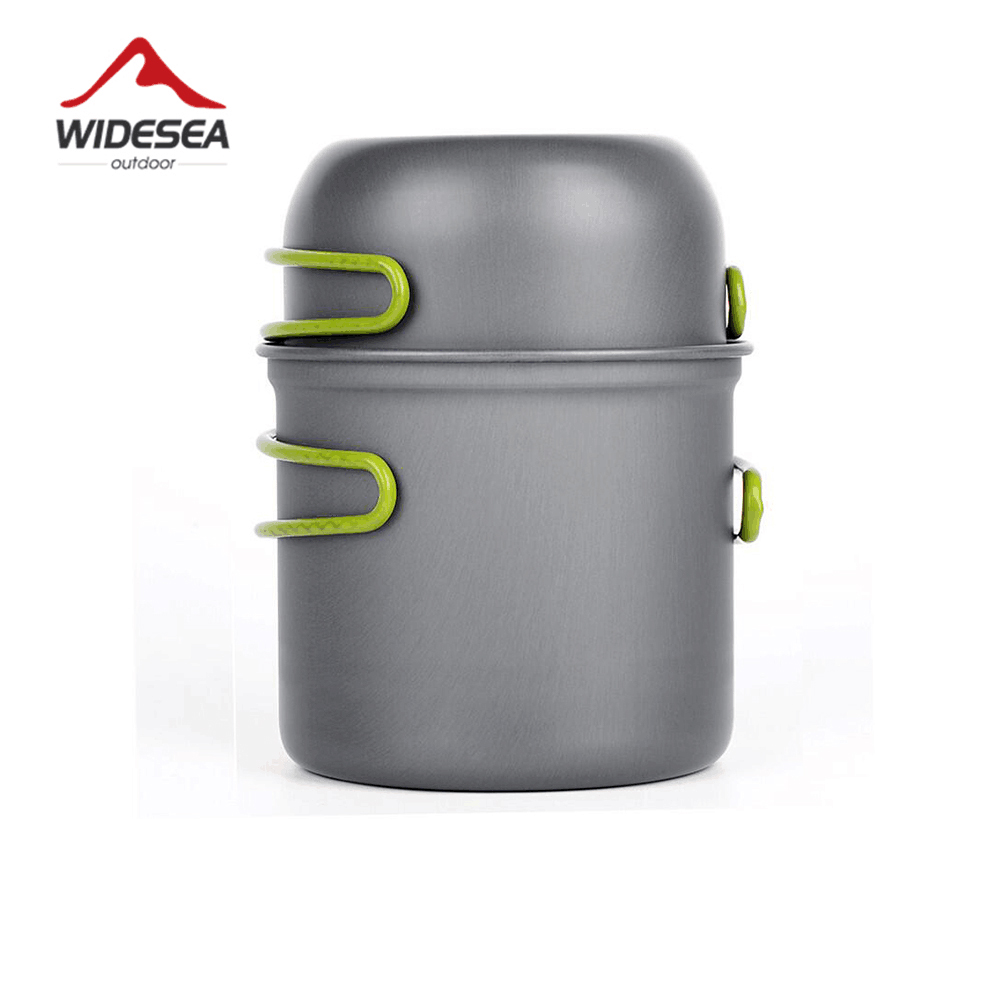 Camping Cooking Pot Set - Widesea 초경량 캠핑 조리기구 야외 식기