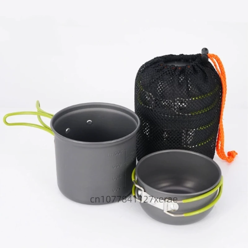 Camping Cooking Mess Kit - 야외용 가정용 휴대용 알루미늄 접이식 그릇