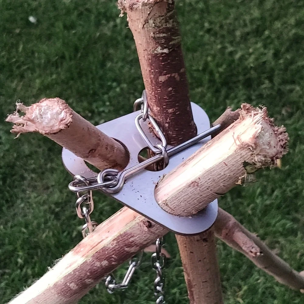 Camping Cooking Utensil Set - 야외 바베큐 삼각대 휴대용 분리형 교수형