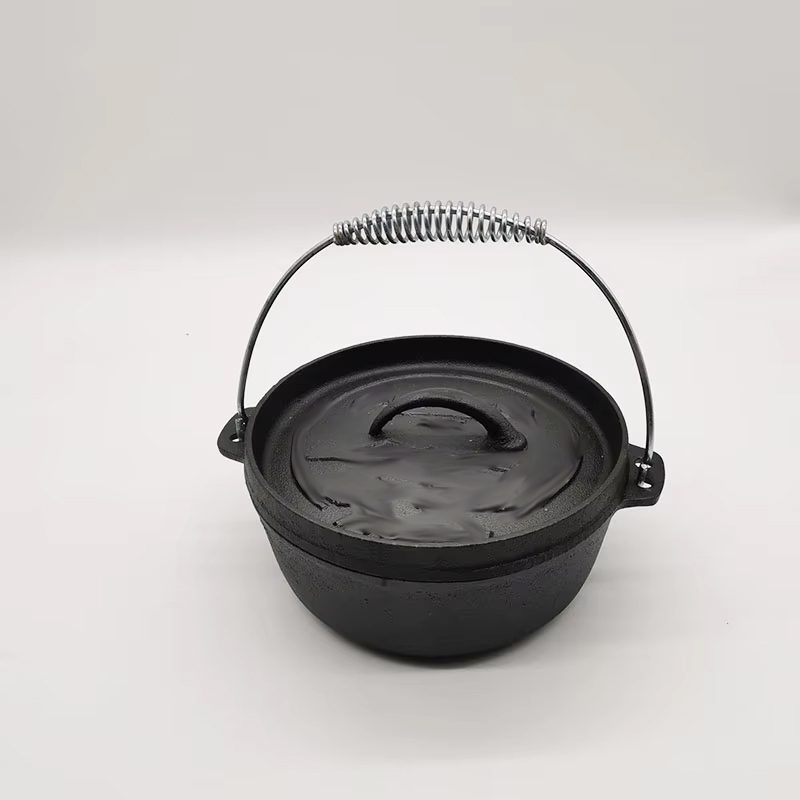 Camp Dutch Oven Cast - 2QT 주철 캠프용 더치 오븐 20cm