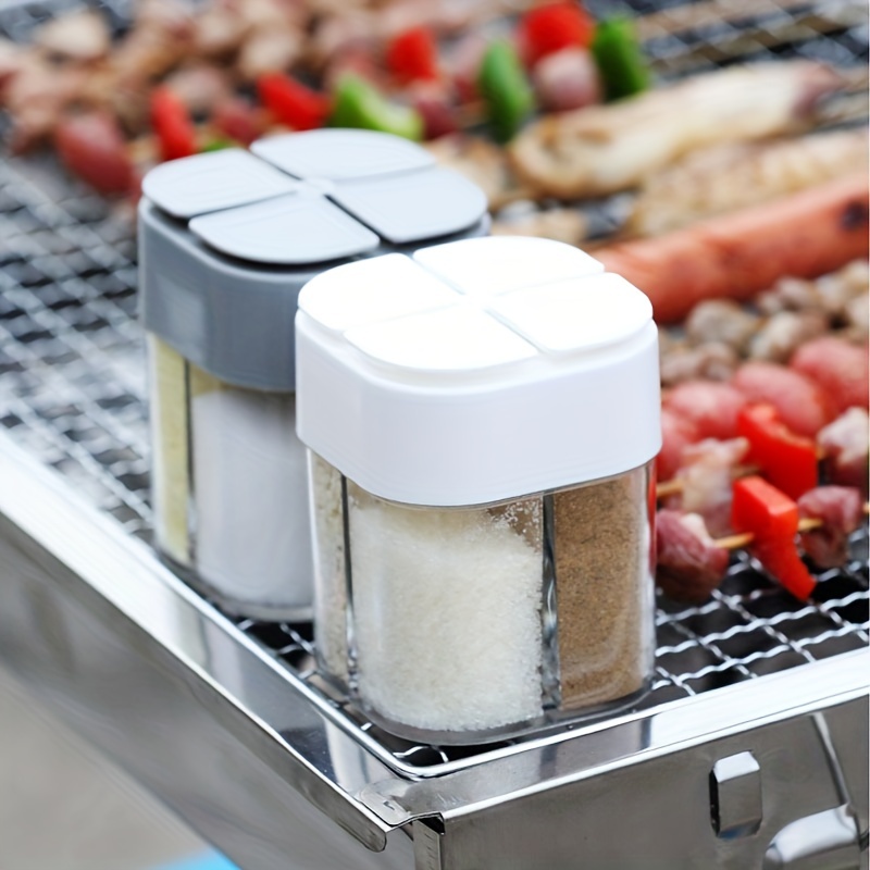 Camping Cooking Utensil Set - 4in1 캠핑 조미료 셰이커 뚜껑이있는 다목적
