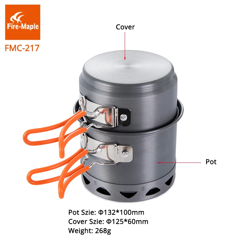 파이어 메이플 캠핑 조리기구 세트, 휴대용 야외 접이식 - Camping Cooking Pot Set 리뷰 및 가격