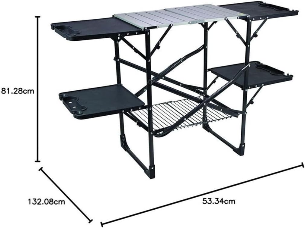 슬림형 접이식 휴대용 캠핑 키친 테이블, 내열 상판,  - Camping Cooking Top 리뷰 및 가격
