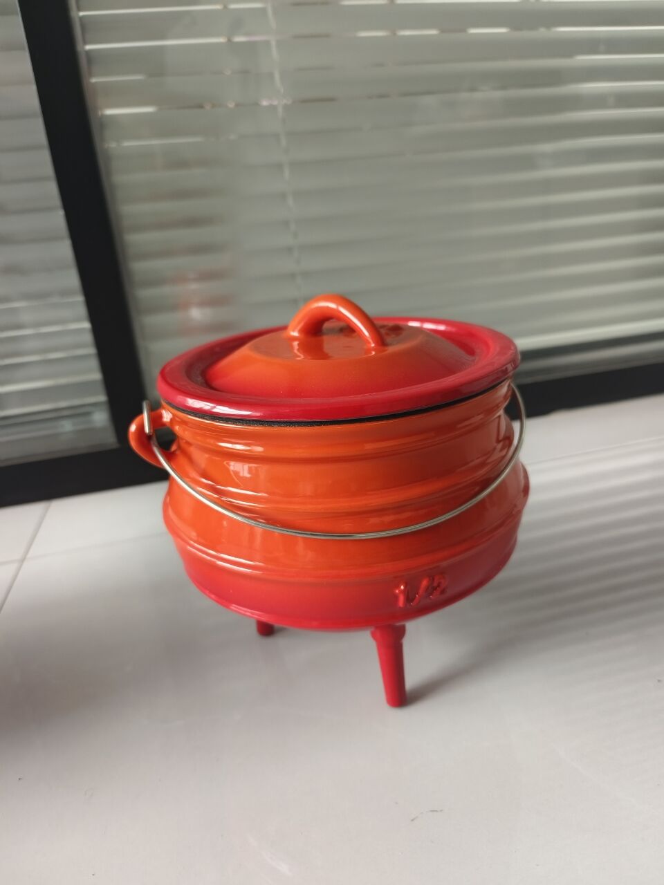 1/2 #   주철 에나멜 네덜란드 오븐 삼각 받침대  - Camp Dutch Oven Cast 리뷰 및 가격