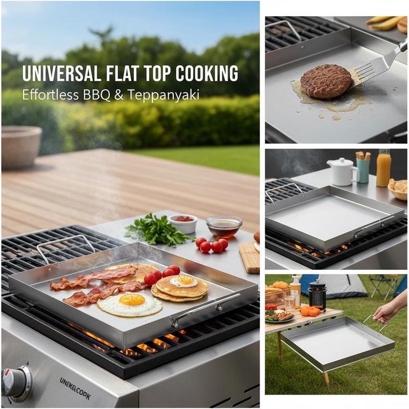 범용 플랫탑 그리들 18x16인치 캠핑, 테일게이팅 파 - Camping Cooking Top 리뷰 및 가격