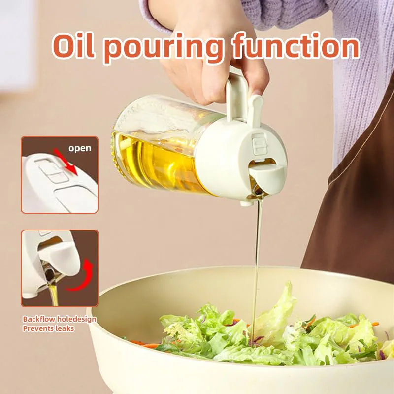 2 in 1 붓기 스프레이 분무기 주방 프라이 에어 스 - Camping Cooking Oil Bottle 리뷰 및 가격