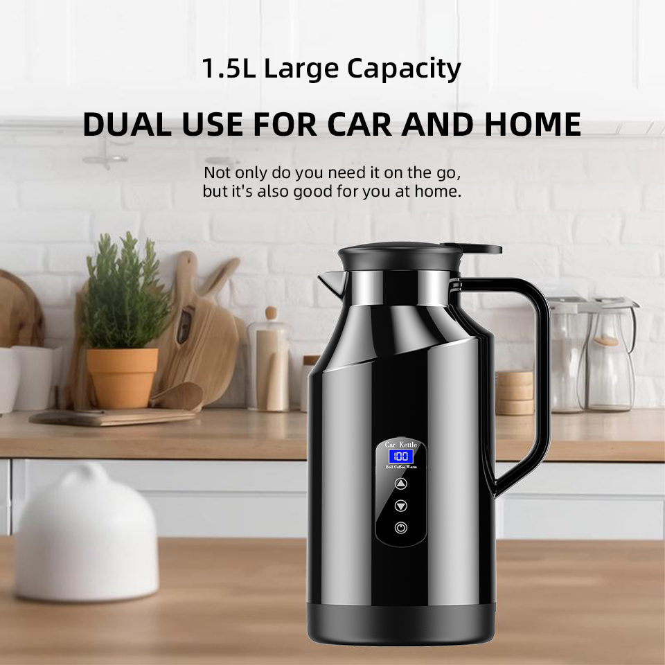 야나체 1500ML 대용량 차량용 전기 주전자 휴대용  - Camping Cooking Electric 리뷰 및 가격