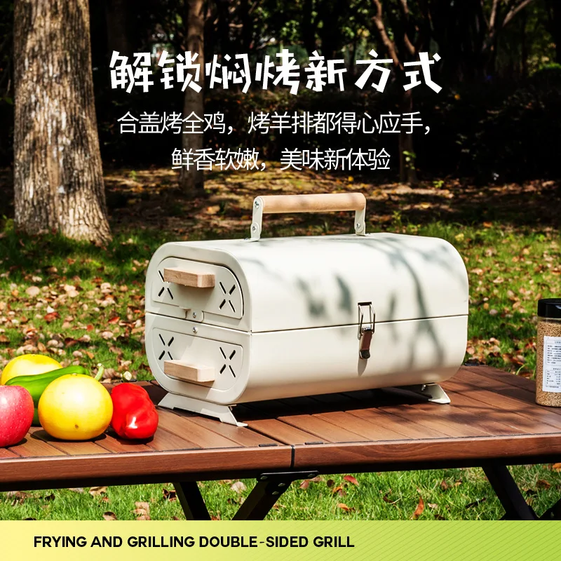 바베큐 오븐 가정용 그릴 휴대용 야외 캠핑용 무연 그릴 - Camping Cooking Ovens 리뷰 및 가격