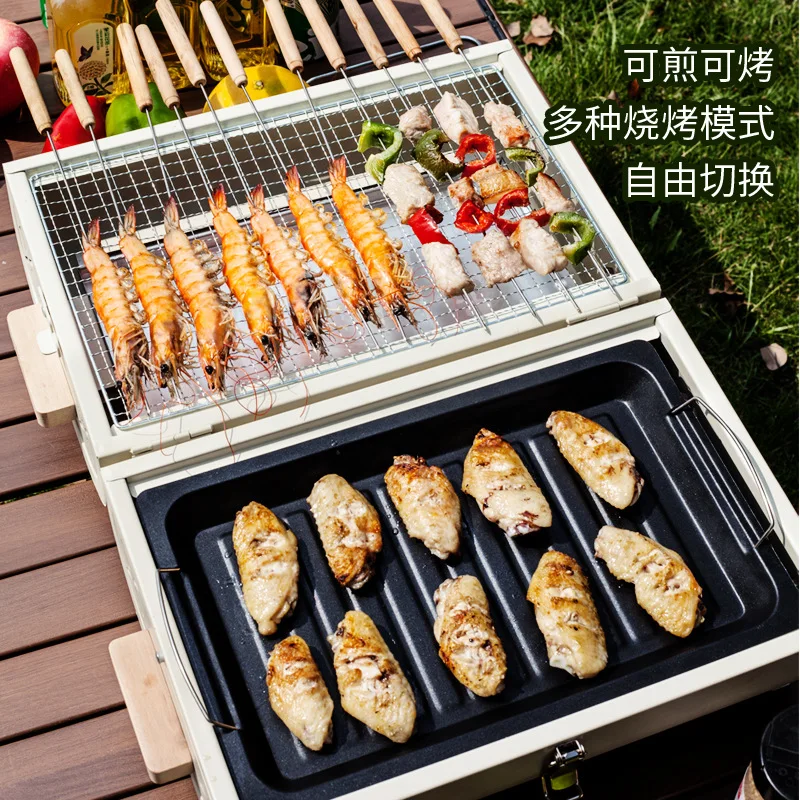 바베큐 오븐 가정용 그릴 휴대용 야외 캠핑용 무연 그릴 - Camping Cooking Ovens 리뷰 및 가격