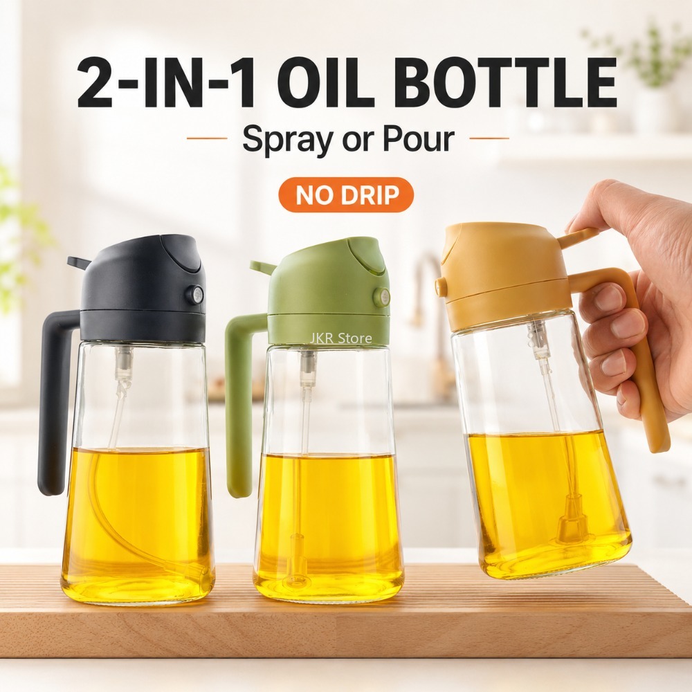 2 in 1 올리브 오일 스프레이 디스펜서 병 대용량  - Camping Cooking Oil Bottle 리뷰 및 가격