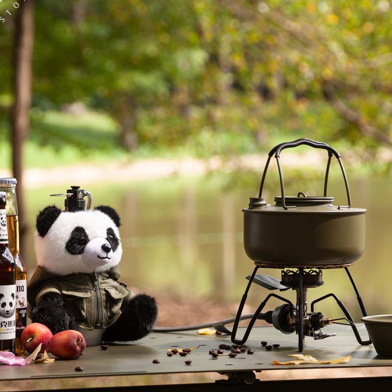 팬더 캠핑 가스통 보호 커버 휴대용 야외 가스통 연료통 - Camping Cooking Set With Bag 리뷰 및 가격