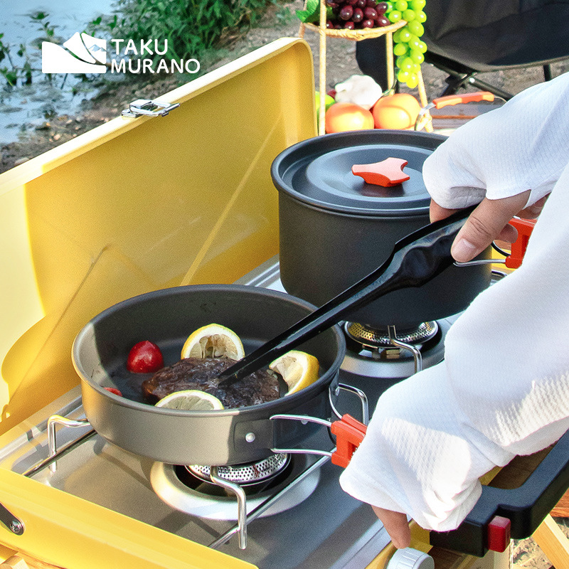 캠핑 조리기구 세트 야외용 초경량 알루미늄 냄비 주전자 - Camping Cooking Roll 리뷰 및 가격