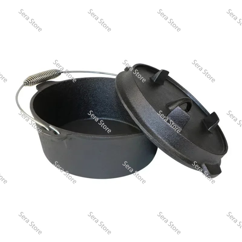 25cm 주철 더치 오븐 캠핑 냄비 야외 휴대용 다기능 - Camp Dutch Oven Cast 리뷰 및 가격