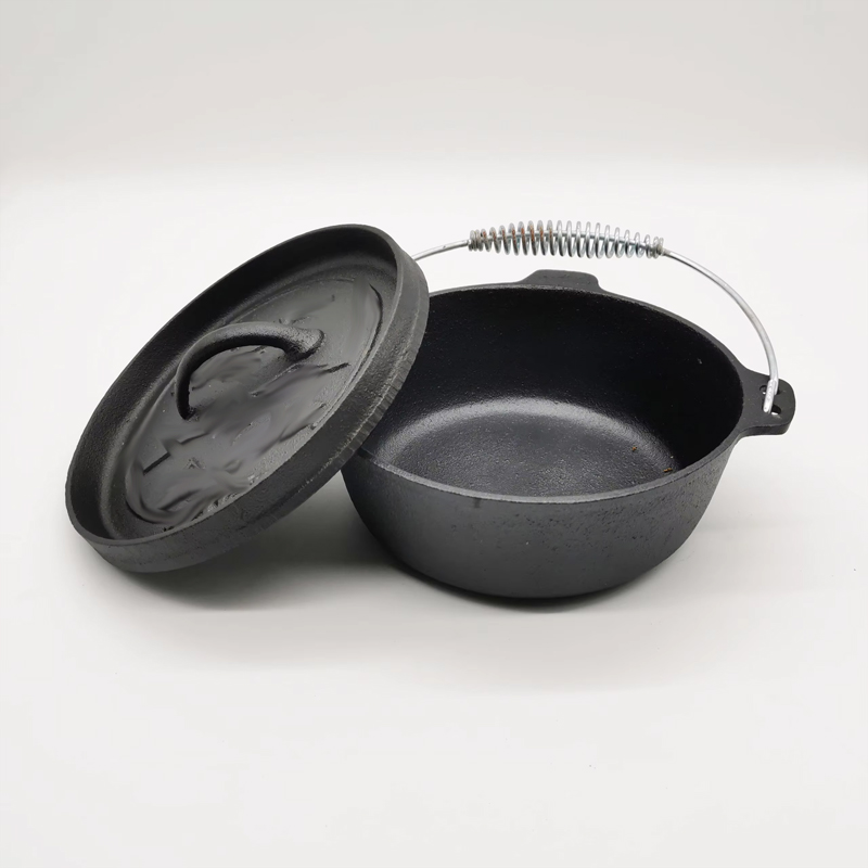 2QT 주철 캠프용 더치 오븐 20cm 철팬 20cm  - Camp Dutch Oven Cast 리뷰 및 가격