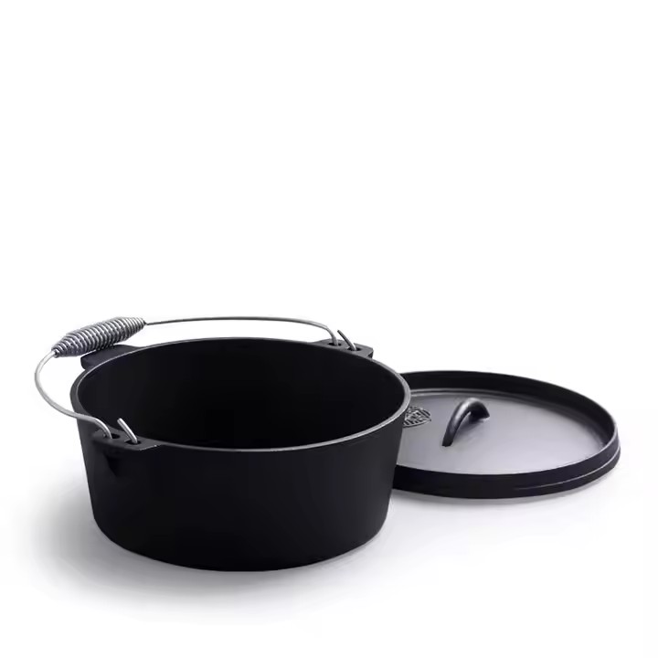 무코팅 두꺼운 캠핑용 무쇠 냄비 손잡이 포함 바베큐 냄 - Camp Dutch Oven Cast 리뷰 및 가격
