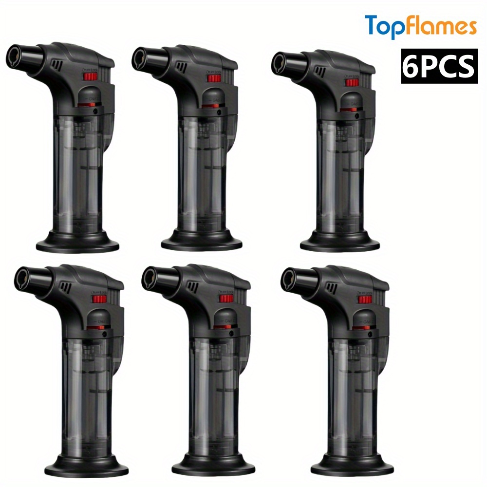 6PCS 스프레이 건 제트 부탄 가스 점화기, 조절 가 - Camping Cooking Flame 리뷰 및 가격
