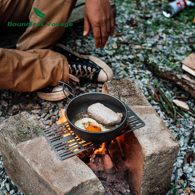 무한 항해 야외 캠핑 티타늄 숯불 바베큐 그릴 플레이트 - Camping Cooking Roll 리뷰 및 가격