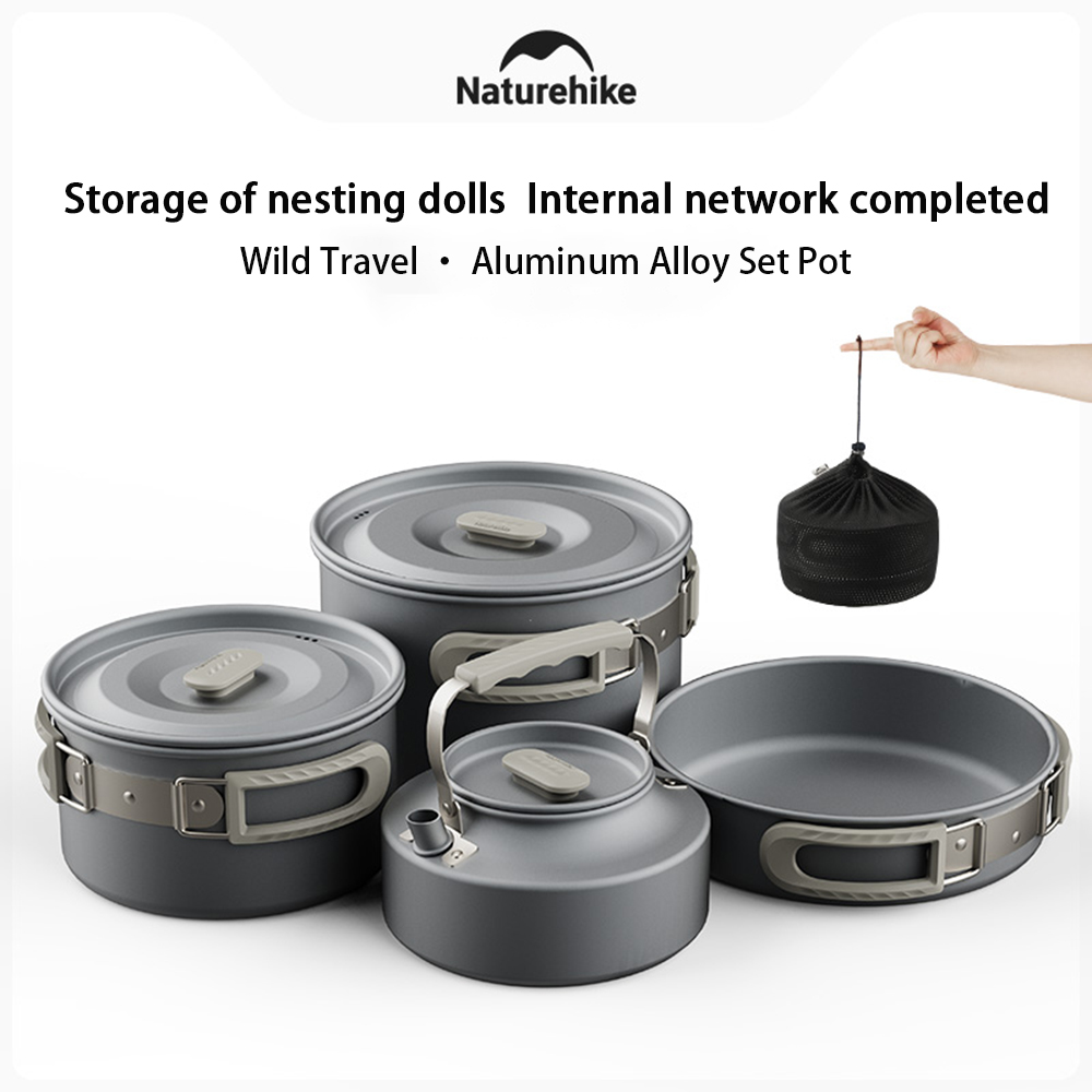 네이처하이크 야외 냄비 세트, 캠핑 요리 장비, 휴대용 - Camping Cooking Pot Set 리뷰 및 가격