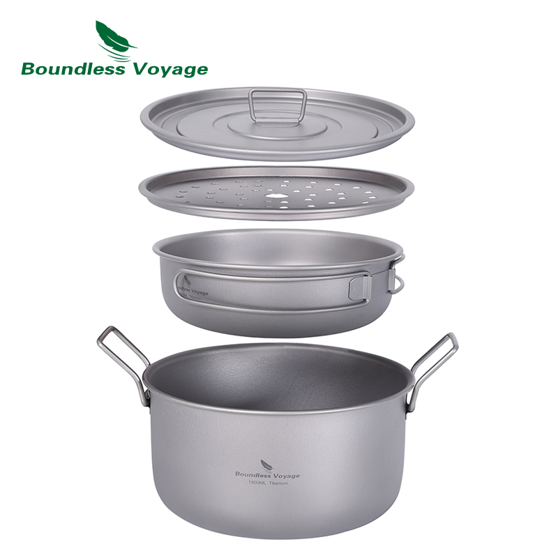 무한 항해 캠핑 요리 냄비 다기능 티타늄 기선 수프 냄 - Camping Cooking Roll 리뷰 및 가격