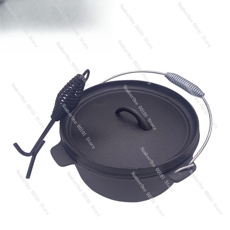 헤비 듀티 주철 더치 오븐 25cm 캠핑 스튜 냄비 두 - Camp Dutch Oven Cast 리뷰 및 가격