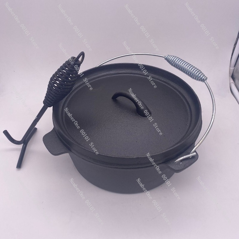 헤비 듀티 주철 더치 오븐 25cm 캠핑 스튜 냄비 두 - Camp Dutch Oven Cast 리뷰 및 가격